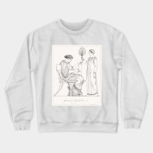 Grecian Lady and Servant Crewneck Sweatshirt